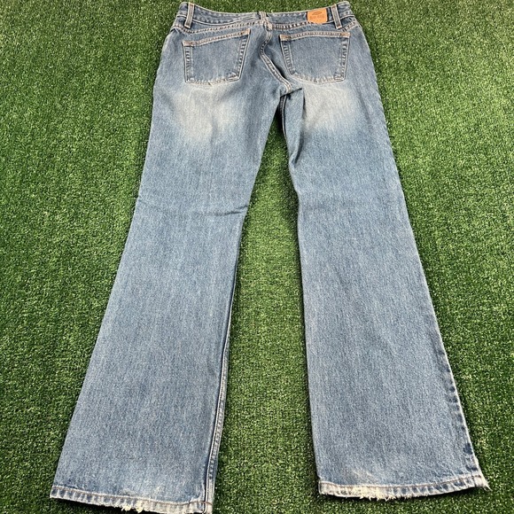 Vintage Old Navy Jeans Womens Size 8 R 31x31" Flared Bootcut Low Rise Blue Y2K - Picture 6 of 9